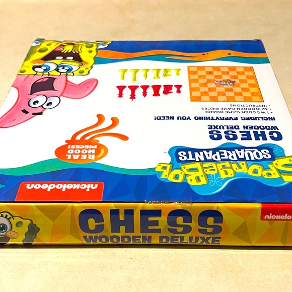 SpongeBob Squarepants Chess Game NWB - Picture 3 of 4